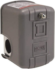 Square D - 1 and 3R NEMA Rated, 50 to 70 psi, Electromechanical Pressure and Level Switch - Adjustable Pressure, 575 VAC, L1-T1, L2-T2 Terminal, For Use with Square D Pumptrol - Makers Industrial Supply