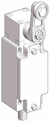 Telemecanique Sensors - DP, NC/NO, 240 VAC, 5-Pin M12 Male Terminal, Roller Lever Actuator, General Purpose Limit Switch - IP66 IPR Rating - Makers Industrial Supply