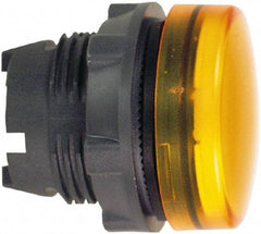 Schneider Electric - Round Pilot and Indicator Light Lens - Orange - Makers Industrial Supply