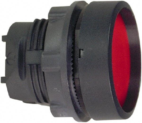 Schneider Electric - 22mm Mount Hole, Flush, Pushbutton Switch Only - Round, Red Pushbutton, Nonilluminated, Maintained (MA) - Makers Industrial Supply