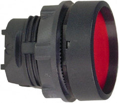 Schneider Electric - 22mm Mount Hole, Extended Straight, Pushbutton Switch Only - Round, Red Pushbutton, Nonilluminated, Maintained (MA) - Makers Industrial Supply