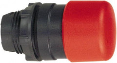 Schneider Electric - 22mm Mount Hole, Extended Mushroom Head, Pushbutton Switch Only - Round, Red Pushbutton, Nonilluminated, Momentary (MO) - Makers Industrial Supply