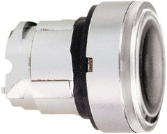 Schneider Electric - 22mm Mount Hole, Flush, Pushbutton Switch Only - Round, Clear Pushbutton, Nonilluminated, Momentary (MO) - Makers Industrial Supply