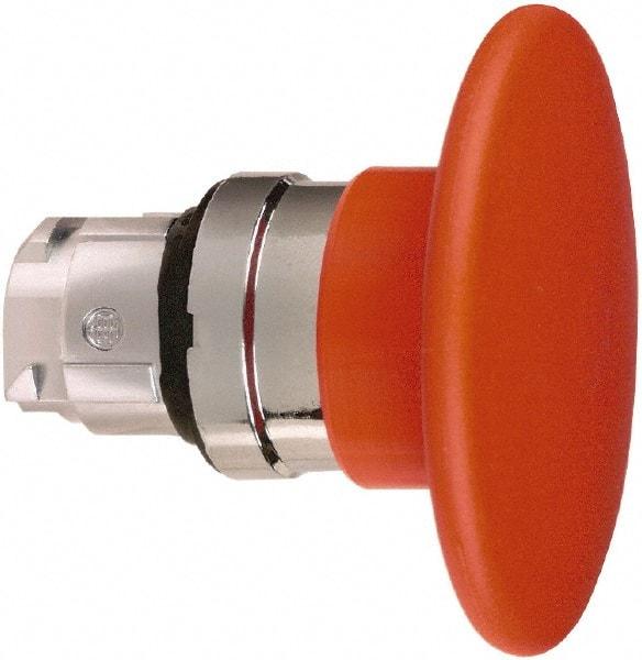 Schneider Electric - 22mm Mount Hole, Extended Mushroom Head, Pushbutton Switch Only - Round, Red Pushbutton, Nonilluminated, Momentary (MO) - Makers Industrial Supply