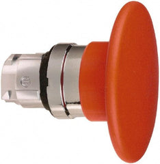 Schneider Electric - 22mm Mount Hole, Extended Mushroom Head, Pushbutton Switch Only - Round, Red Pushbutton, Nonilluminated, Momentary (MO) - Makers Industrial Supply