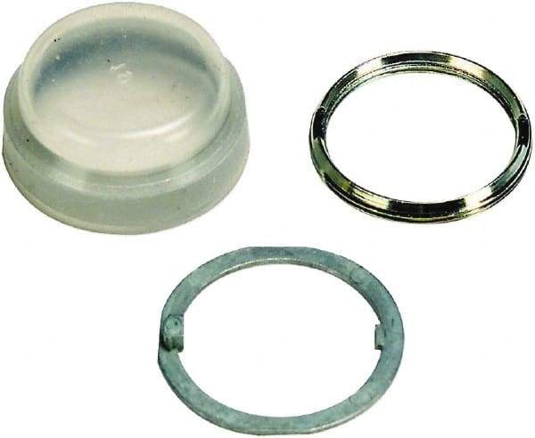 Schneider Electric - Pushbutton Switch Boot - Clear, Round Button, Illuminated - Makers Industrial Supply