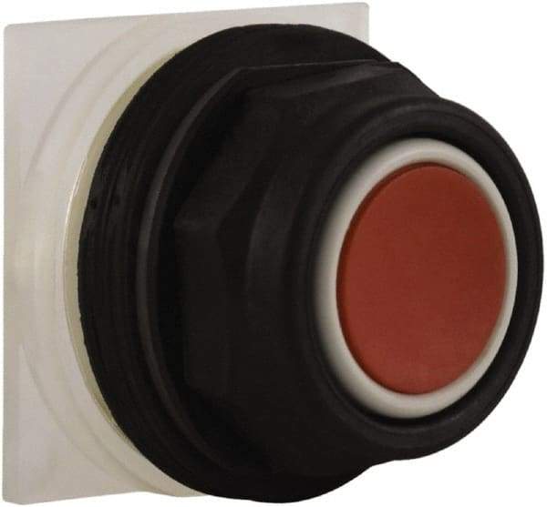 Schneider Electric - 30mm Mount Hole, Extended Straight, Pushbutton Switch Only - Red Pushbutton, Momentary (MO) - Makers Industrial Supply