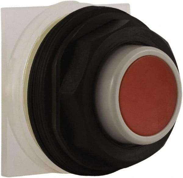 Schneider Electric - 30mm Mount Hole, Extended Straight, Pushbutton Switch Only - Red Pushbutton, Momentary (MO) - Makers Industrial Supply