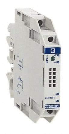 Schneider Electric - 13.6 Milliamp, NC Configuration, Interface Relay Module - DIN Rail Mount, 23 to 131°F, 24 VDC - Makers Industrial Supply