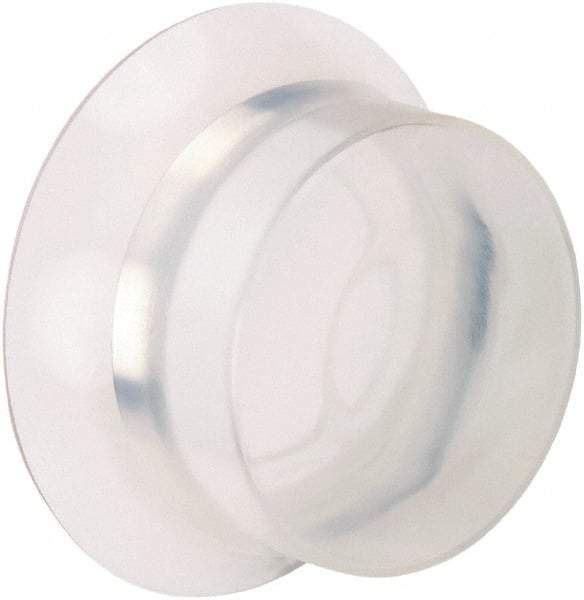 Schneider Electric - Extended Straight Flush Pushbutton Switch Boot - Clear, Round Button - Makers Industrial Supply