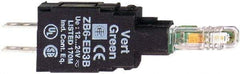 Schneider Electric - 12-24 VAC Red Lens LED Indicating Light - Quick Connect Connector, Shock Resistant, Vibration Resistant - Makers Industrial Supply