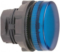 Schneider Electric - Round Pilot and Indicator Light Lens - Blue - Makers Industrial Supply