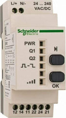 Schneider Electric - Pushbutton Switch Programmable Receiver - Green, Yellow, LED Lamp - Makers Industrial Supply