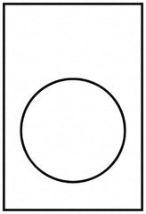 Schneider Electric - Rectangular, PVC Legend Plate - Blank - Yellow and White Background, 22mm Hole Diameter, 30mm Wide x 40mm High - Makers Industrial Supply