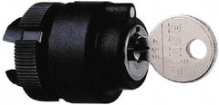 Schneider Electric - 22mm Mount Hole, 2 Position, Key Operated, Selector Switch Only - Black, Maintained (MA), Shock and Vibration Resistant - Makers Industrial Supply