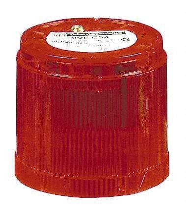 Schneider Electric - 120 VAC, Flash Discharge Tube, Red, Strobe Light - 70mm Diameter, IP40, IP42 Ingress Rating, Base Mount - Makers Industrial Supply