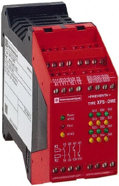 Schneider Electric - 24 VDC, Electromechanical & Solid State Screw Clamp General Purpose Relay - 6 Amp at 28 VDC, 45mm Wide x 99mm High x 114mm Deep - Makers Industrial Supply