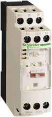 Schneider Electric - 300 hr Delay, Single Range 2CO Time Delay Relay - 8 Contact Amp, 110 to 240 VAC, 24 VAC, 24 VDC, 42 to 48 VAC & 42 to 48 VDC - Makers Industrial Supply