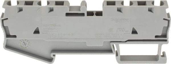 Schneider Electric - 1 Pole, 800 Volt, 32 Amp, -40 to 266°F, DIN Rail Mount, Polyamide Passthrough Terminal Block - 4 Contacts, 28 to 10 AWG Compatibility, 36-1/2mm High - Makers Industrial Supply