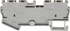 Schneider Electric - 1 Pole, 800 Volt, 24 Amp, -40 to 266°F, DIN Rail Mount, Polyamide Passthrough Terminal Block - 4 Contacts, 28 to 12 AWG Compatibility, 36-1/2mm High - Makers Industrial Supply