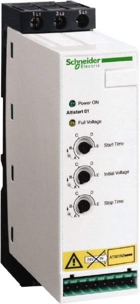 Schneider Electric - 32 Amp, 50/60 Hz, IEC Motor Starter - 3 Phase Hp: 20 - Makers Industrial Supply