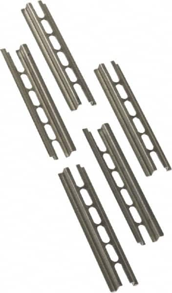 Square D - 4 Inch Long x 0.81 Inch Wide x 0.22 Inch High, Steel Mounting Track - Makers Industrial Supply