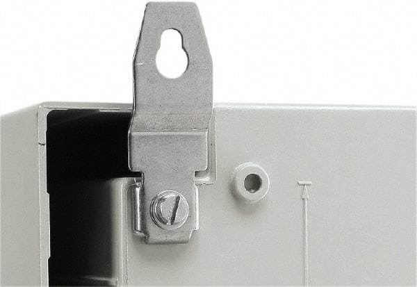 Schneider Electric - Electrical Enclosure Stainless Steel Wall Mount Lug - For Use with PLM3025-108 Wall Mounting Enclosure, RoHS Compliant, Includes Mounting Hardware - Makers Industrial Supply