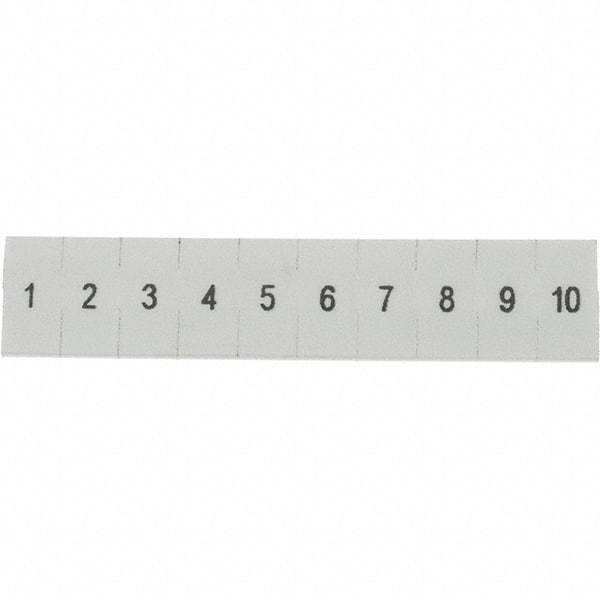 Schneider Electric - Terminal Block Marking Strip - Use with Linergy TR Series Terminal Blocks - Makers Industrial Supply