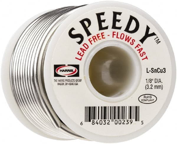 Lincoln Electric - Solder Type: Lead-Free Solder Diameter (Inch): 1/8 - Makers Industrial Supply