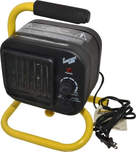 Comfort Zone - Shop Heater - 110 Volts, 6.82/13.64 Amps - Makers Industrial Supply