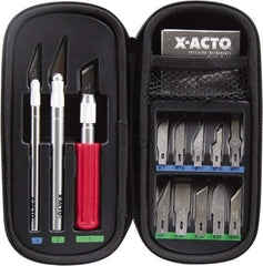 X-ACTO - Hobby Knife Set - 16 Pieces, Includes 3 Knives & 16 Blades - Makers Industrial Supply