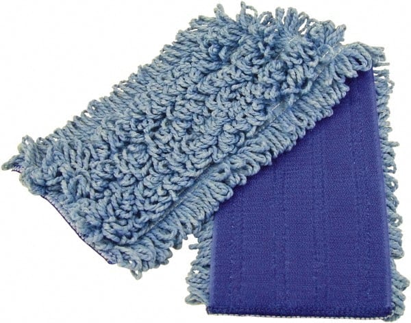 Fas-trak - Blue Head Band, Microfiber Loop End Mop Head - Makers Industrial Supply