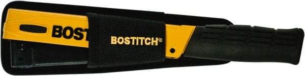 Stanley Bostitch - Manual Hammer Tacker - 1/4, 5/16, 3/8" Staples, 84 Lb Capacity, Yellow, Aluminum Die Cast - Makers Industrial Supply