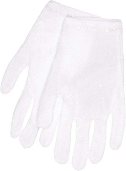 MCR Safety - Nylon General Protection Work Gloves - For Inspection, Uncoated, Slip-On Cuff, Full Fingered, White, Ambidextrous - Makers Industrial Supply