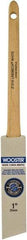 Wooster Brush - 1" Angled Hog Sash Brush - 2-3/16" Bristle Length, 6-1/2" Maple Rattail Handle - Makers Industrial Supply