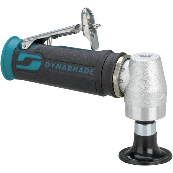 Dynabrade - 2" Max Disc, 15,000 RPM, Pneumatic Handheld Disc Sander - 25 CFM, 1/4" Inlet, 0.4 hp, 90 psi, Includes Wrench & Disc Sander - Makers Industrial Supply