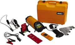 Johnson Level & Tool - 1 Beam 800' Max Range Self Leveling Pipe Laser - Red Beam, 1/16" at 100' Accuracy, 5-1/4" Long x 15" High, Battery Included - Makers Industrial Supply