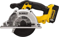 DeWALT - 20 Volt, 5-1/2" Blade, Cordless Circular Saw - 3,700 RPM, 2 Lithium-Ion Batteries Included - Makers Industrial Supply