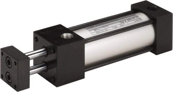 Norgren - 8" Stroke x 2-1/2" Bore Double Acting Air Cylinder - 1/4 Port, 250 Max psi, -20 to 200°F - Makers Industrial Supply