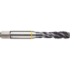 Guhring - 5/16-18 UNC, H3, TiCN Finish Cobalt Fast Spiral Flute Tap - Makers Industrial Supply