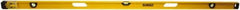 DeWALT - Magnetic 78" Long 3 Vial I-Beam Level - Aluminum, Yellow - Makers Industrial Supply