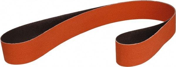 3M - 2-3/4" Wide x 15-1/2" OAL, 80 Grit, Ceramic Abrasive Belt - Ceramic, Coated, Cloth Backing, Series 777F - Makers Industrial Supply