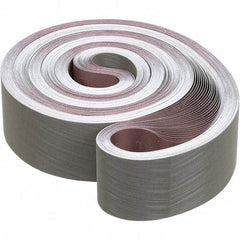 3M - 3" Wide x 132" OAL, A30 Grit, Aluminum Oxide Abrasive Belt - Aluminum Oxide, Coated, Cloth Backing, Wet, Series 307EA - Makers Industrial Supply