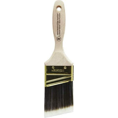 Wooster Brush - 2-1/2" Angled Nylon/Polyester Varnish Brush - 2-15/16" Bristle Length, 5-5/8" Plastic Beavertail Handle - Makers Industrial Supply