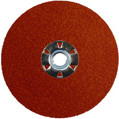 5X5/8-11 24G CER RESIN FIBER DISC - Makers Industrial Supply