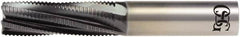 OSG - 5/16" Cutting Diam x 15/16" Length of Cut, 6 Flute, Spiral Router Bit - Diamond Coated, Right Hand Cut, Solid Carbide, 3" OAL x 3/8" Shank Diam, Roughing, 15° Helix Angle - Makers Industrial Supply