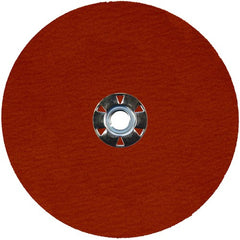 7X5/8-11 80G CER RESIN FIBER DISC - Makers Industrial Supply