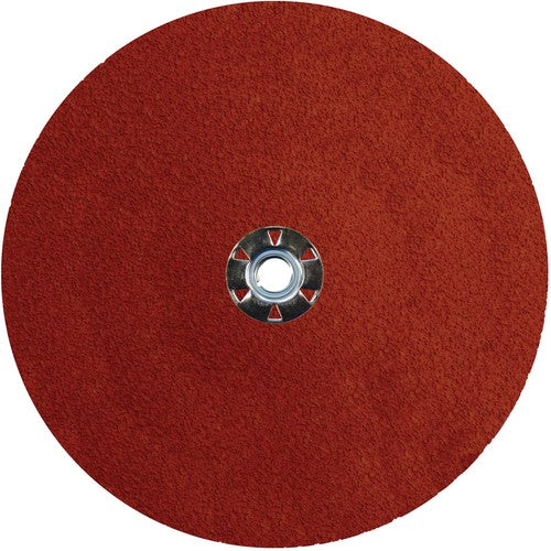 9X5/8-11 24G CER RESIN FIBER DISC - Makers Industrial Supply