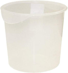 Rubbermaid - Round, Clear Polypropylene Food Storage Container - 11.9" High x 13.1" Wide - Makers Industrial Supply