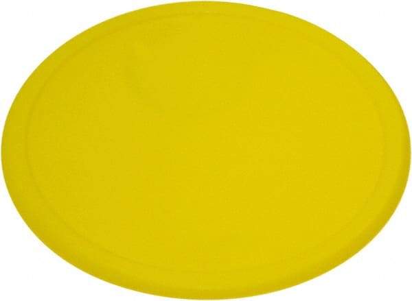 Rubbermaid - 10.3" Wide, Round Polyethylene Lid - Use with FG572300, FG572324, FG572400, FG572424 - Makers Industrial Supply